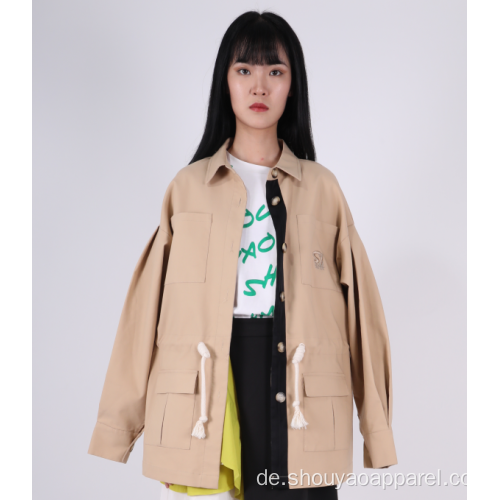 DAMEN ÜBERGRÖSSE TRENCH COAT